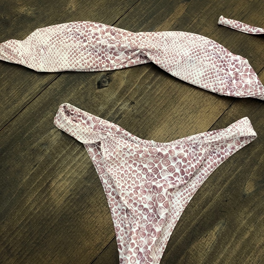 Zaful Snakeskin Bikini XS